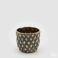 VASO A  ROMBI IN CERAMICA - EDG